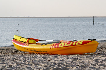 Kayak im Wasserrettungsdienst