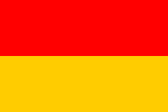 rot-gelbe Flagge